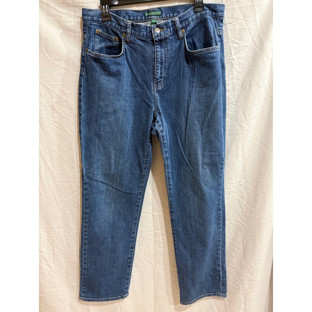 Lauren Jeans Company Ralph Lauren Women's Classic Fit Straight LegJeans Size 12